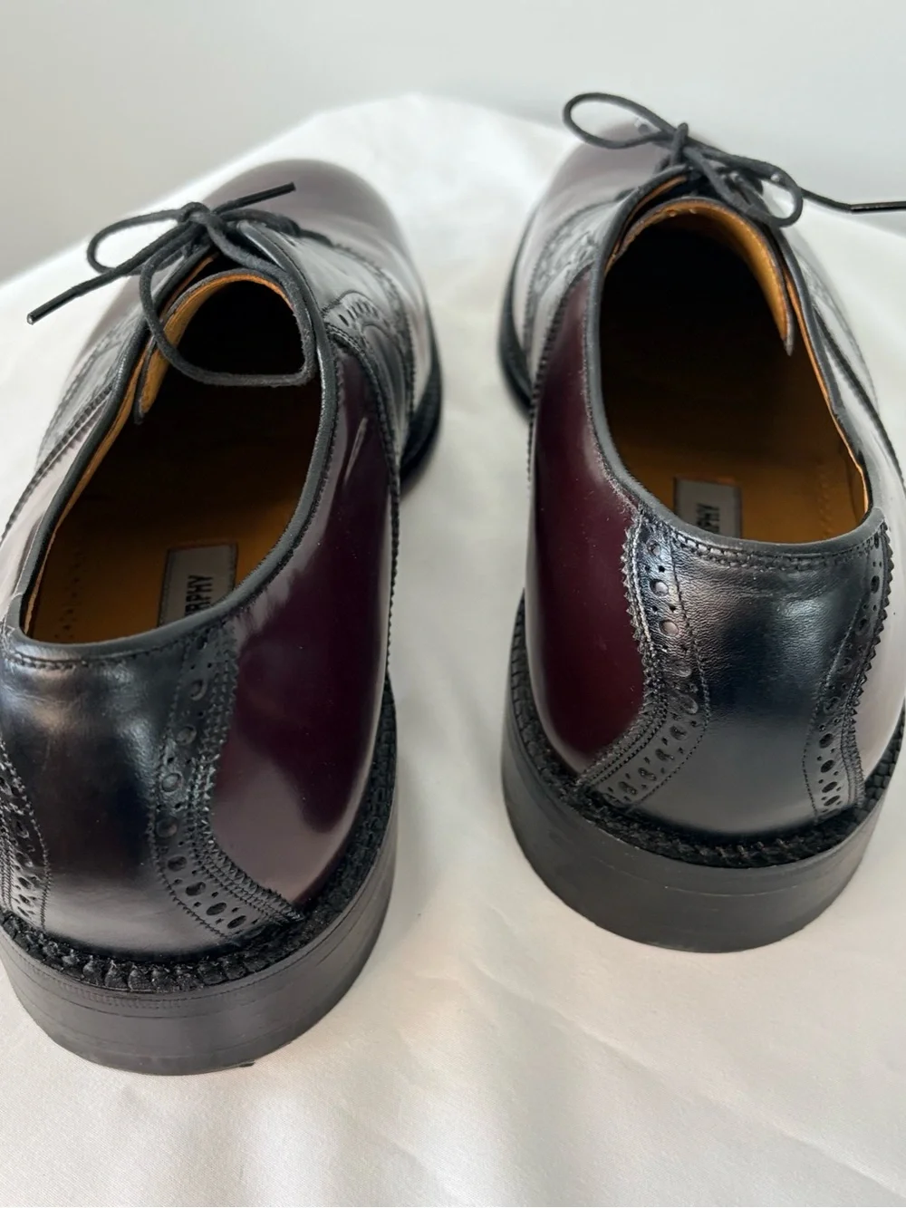 Johnston & Murphy Vintage Two-Tone Leather Saddle Oxfords (11.5 D) - NWOB